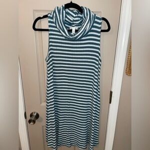 Abound Cowl Neck Ribbed Sleeveless Dress​